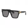 PHILIPP PLEIN Unisex Akiniai SPP108M560700 - Juodas Rėmas, Pilki Lęšiai, 56mm