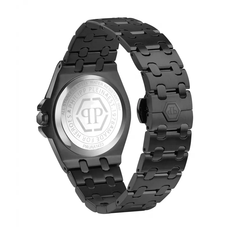 Philipp Plein Moteriškas Laikrodis PWJAA1423 The Skull 38mm Rožinio Aukso Spalvos
