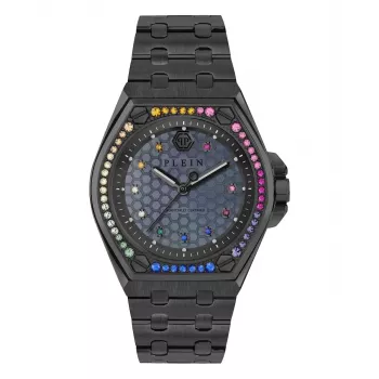 Philipp Plein Moteriškas Laikrodis PWJAA1423 The Skull 38mm Rožinio Aukso Spalvos