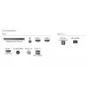 Philips 65PQS8501/12 65 colių QLED Ambilight išmanusis televizorius 4K UHD Titan OS juodas