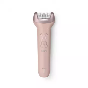Philips Epilator Series 9000 BRE718/00 belaidis šlapias ir sausas epiliatorius su 32 pincetais, keraminiais diskais, Opti-Light, 2 greičiais, ličio jonų baterija, 40 min veikimo laiku, komplekte Optimal Contact gaubtas, Delicate Area gaubtas, šveitimo pir