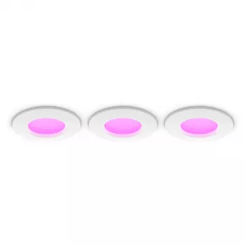 Philips Hue White & Color Ambiance Slim Recessed Light S x3 - White