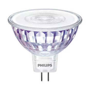 Philips MASTER LEDspot VLE 5.8W/35W MR16 GU5.3 2700K šiltai balta 36° reguliuojamas LED taškinis šviestuvas