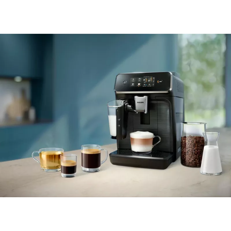 Philips Series 2300 LatteGo Fully Automatic Espresso Machine EP2339/40 Black/Silver