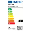 Philips Smart WFB 40W C35 E14 927-65 CL 1PF/6 Smart LED lemputė – 4.9W 470lm keičiama balta, E14, Wi-Fi Bluetooth, reguliuojamas ryškumas