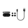PHILIPS belaidės ausinės TAT2000BK/00 True Wireless In-Ear Bluetooth 5.0 su įkrovimo dėklu, IPX4 atsparios purslams ir prakaitui, su mikrofonu, juodos