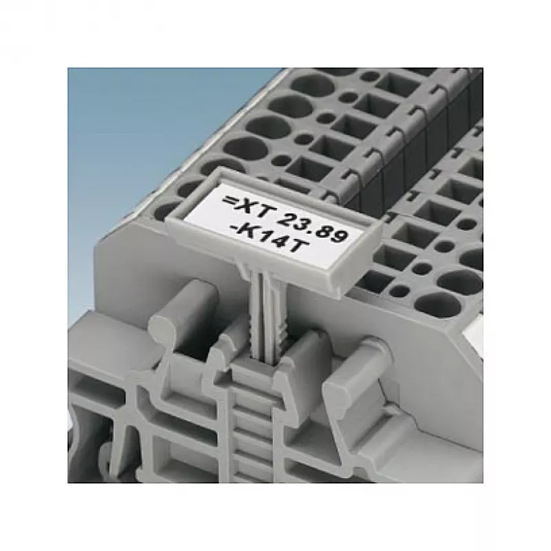 Phoenix 3022218 Endhalter CLIPFIX 35 – Galinis fiksatorius NS 35 DIN bėgeliui, PA, pilkas