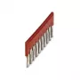 Phoenix 3030323 FBS 10-8 įkišamas tiltelis, 10 pozicijų, 8,2 mm žingsnis, raudonas