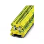 Phoenix 3044128 UT 4-PE universalus apsauginio įžeminimo gnybtų blokas - žaliai geltonas