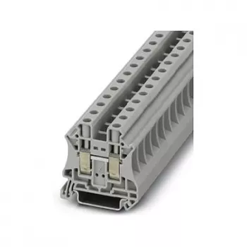 Phoenix Contact 3044160 Praėjimo gnybtų blokas UT 10 – varžtinis sujungimas, 10 mm², pilkas