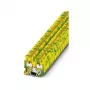 Phoenix Contact MPT 1,5/S-PE Mini apsauginio įžeminimo gnybtų blokas, Push-in, 1,5 mm², žaliai geltonas, 3248110