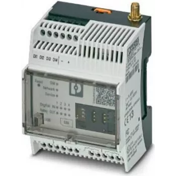 Phoenix Contact 1038567 pramoninis korinio ryšio modemų modulis, 4G LTE, GSM, GPRS, EDGE, DIN bėgelis, pilkas