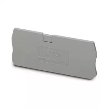 Phoenix Contact D-ST 2,5-QUATTRO galinis dangtelis – pilkas, poliamidas, UL 94 V0, 2,2 mm plotis