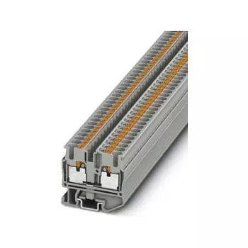 Phoenix Contact MPT 2.5 mini praleidžiamasis gnybtų blokas, įstumiamas jungimas, 2.5 mm², 500 V, 24 A, pilkas