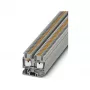 Phoenix Contact MPT 2.5 mini praleidžiamasis gnybtų blokas, įstumiamas jungimas, 2.5 mm², 500 V, 24 A, pilkas