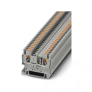 Phoenix Contact PT 2,5 Push-in praėjimo gnybtų blokas, 2.5 mm², pilkas, DIN bėgelio montavimui, 800 V, 24 A