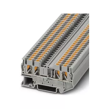 Phoenix Contact PT 2,5-QUATTRO pravestas gnybtas, Push-in, 4 laidų, 2,5 mm², 800 V, 24 A, pilkas