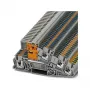 Phoenix Contact PTI 2,5-PE/L/NT Įrengimo daugiapakopis gnybtų blokas, Push-in, 3 lygiai, 2,5 mm², pilkas