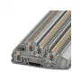 Phoenix Contact PTI 4-L/L 3 lygių montavimo gnybtų blokas, Push-in, 4 mm², 400 V, 32 A, pilkas