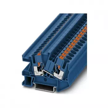 Phoenix Contact PTI 6 BU Push-In montavimo gnybtas, mėlynas, 6 mm², 500V, 41A, DIN bėgeliui