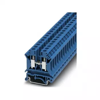 Phoenix Contact UK 6 N BU praėjimo gnybtas, varžtinis sujungimas, 6 mm², 800 V, 41 A, mėlynas