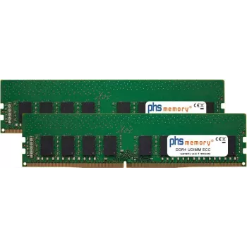 PHS-memory 16GB (2x8GB) DDR4 ECC UDIMM 2400MHz PC4-19200E atminties rinkinys, skirtas QNAP TVS-682 SP570500