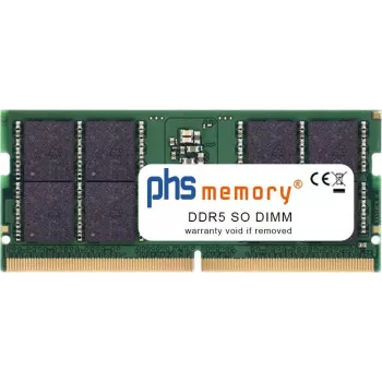 PHS-memory 16GB DDR5 SO-DIMM 5600MHz PC5-44800S Non-ECC Unbuffered ne ECC atminties modulis nešiojamam kompiuteriui Acer TravelMate P4 P416-54-TCO-5457 (SP622517)