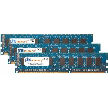 PHS-memory 24GB (3x8GB) rinkinys DDR3 UDIMM ECC 1333MHz PC3-10600E serverio atmintis, skirta Intel S5520URR SP580201