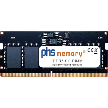 PHS-memory 8GB DDR5 SO-DIMM 5600MHz PC5-44800S Non-ECC Unbuffered 1Rx8 CL46 RAM modulis, skirtas Asus Mini Tower SFF V501SV-03100U054W (SP622503)