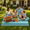 Picnic Beach Blanket Foldable LEAN Patterns 150 x 200 cm
