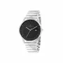 Pierre Cardin vyrų analoginis kvarcinis laikrodis CLC.6006 - 43mm nerūdijančio plieno korpusas, juodas odinis dirželis