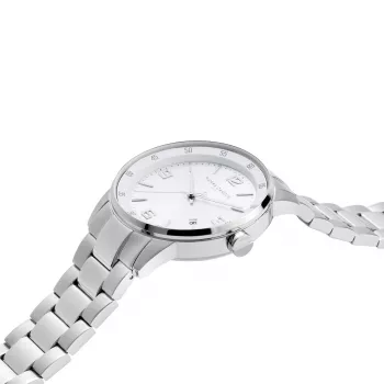 Pierre Cardin Vyrų Analoginis Kvarcinis Laikrodis CMR.0006 40mm Nerūdijančio Plieno Juodas Ciferblatas Odinis Dirželis