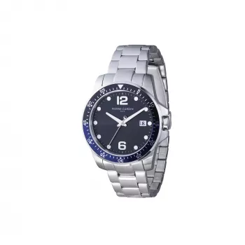 Pierre Cardin vyriškas analoginis kvarcinis laikrodis CNI.0030 40mm juodas ciferblatas odinis dirželis