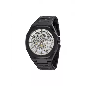 Pierre Cardin Vyrų Kvarcinis Analoginis Laikrodis CF.1002.MB 42mm Juodas Nerūdijantis Plienas Milano Tinklelis