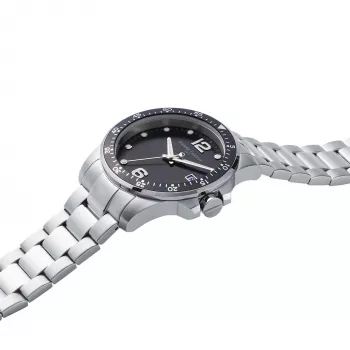 Pierre Cardin Vyrų Laikrodis CNI.0026 40mm Nerūdijančio Plieno Korpusas Juodas Odinis Dirželis
