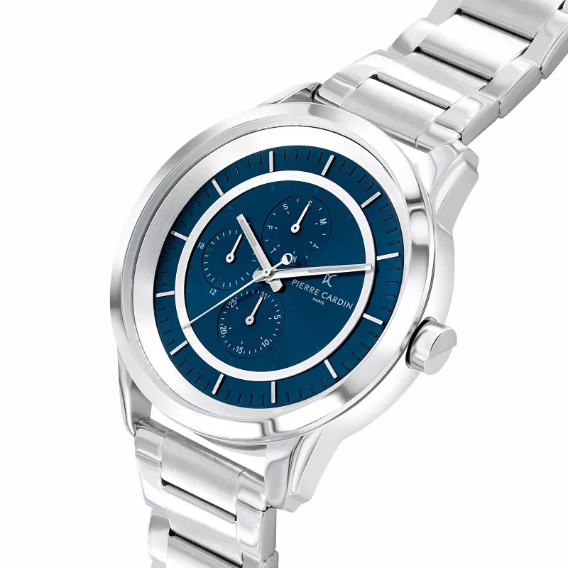 Pierre Cardin vyriškas laikrodis CCP.5013 45mm nerūdijančio plieno kvarcinis analoginis