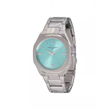 Pierre Cardin Moteriškas laikrodis CF.1008.MS.1 Kvarcinis analoginis 32mm sidabrinis nerūdijančio plieno tinklelio apyrankė