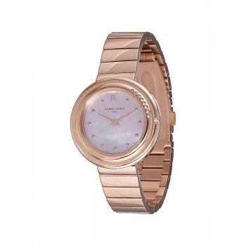 Pierre Cardin Moteriškas CF.1010.MR.1 Kvarcinis Analoginis Laikrodis 32mm Rožinis Auksas