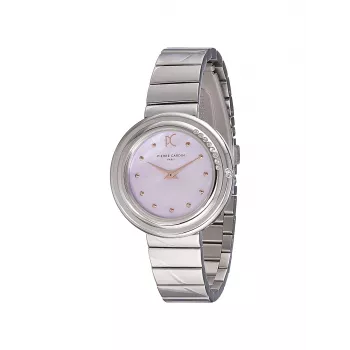 Pierre Cardin moteriškas laikrodis CF.1010.MS.2 – kvarcinis analoginis laikrodis 32 mm, sidabrinis, nerūdijančio plieno tinklelis