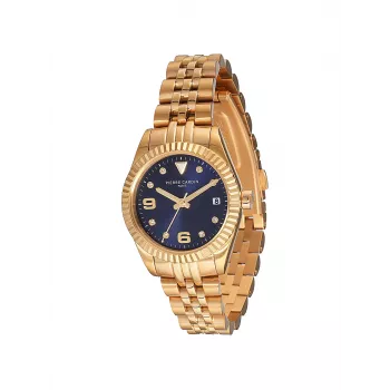 Pierre Cardin Women's CF.1012.MG.3 Quartz Analog Watch 28mm Rose Gold Stainless Steel Mesh