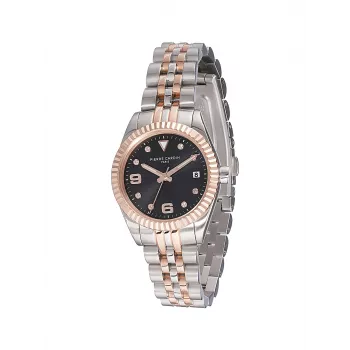 Pierre Cardin Moteriškas Laikrodis Montmartre CF.1012.MU.1 - 28mm Sidabrinis Nerūdijančio Plieno Tinklelis
