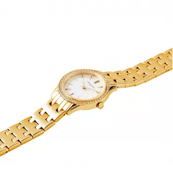 Pierre Cardin moteriškas laikrodis CF.0611.SE.G 30mm nerūdijančio plieno tinklelis