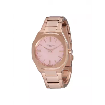 Pierre Cardin Women's Quartz Analog Watch CF.1008.MR 32mm Rose Gold Tone Stainless Steel Mesh