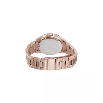 Pierre Cardin moteriškas kvarcinis analoginis laikrodis CF.1009.MR.2 34mm rožinio aukso nerūdijančio plieno tinklinė apyrankė