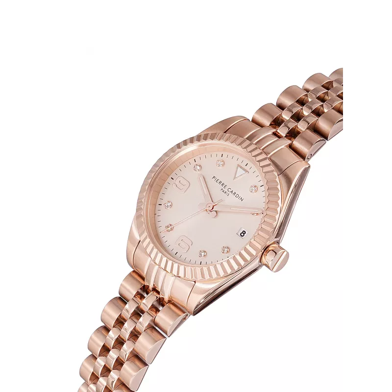Pierre Cardin moteriškas laikrodis CF.1012.MR 28mm rožinio aukso spalvos nerūdijantis plienas