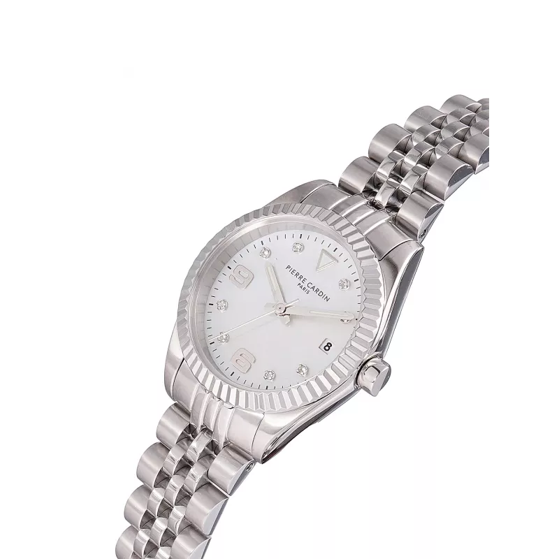Pierre Cardin Moteriškas Laikrodis CF.1012.MS 28mm Nerūdijančio Plieno Korpusas Juodas Odinis Dirželis