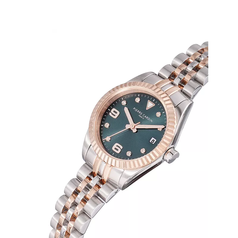 Pierre Cardin moteriškas laikrodis CF.1012.MU.2 – 28 mm rožinio aukso nerūdijančio plieno tinklelio apyrankė