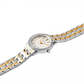 Pierre Cardin moteriškas laikrodis CF.0607.SU.G 30mm sidabrinis nerūdijantis plienas