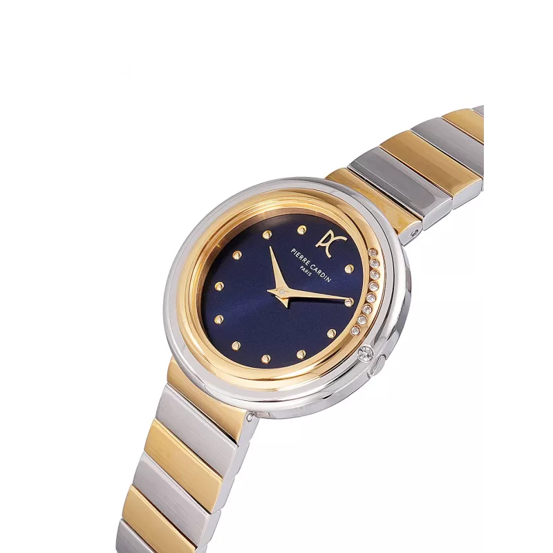 Pierre Cardin moteriškas laikrodis CF.1010.MU 32mm kvarcinis analoginis mėlynu ciferblatu