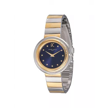 Pierre Cardin Moteriškas laikrodis CF.1010.MU 32mm Quarcinis Analoginis Sidabrinis Ciferblatas Rudo Odinio Dirželio